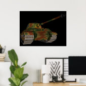 POSTER TIGGER ACHTUNG ! ! ! (Bureau à domicile)