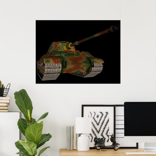 POSTER TIGGER ACHTUNG ! ! ! (Bureau à domicile)