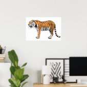 Poster Tigre (Bureau à domicile)