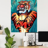 Poster Tigre (Bureau à domicile)
