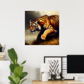 Poster Tigre (11) Chat sauvage (Bureau à domicile)