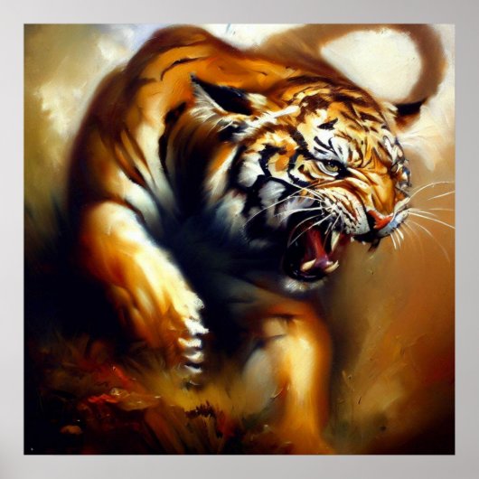 Poster Tigre (13) Chat sauvage (Devant)