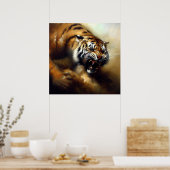 Poster Tigre (6) Chat sauvage (Cuisine)