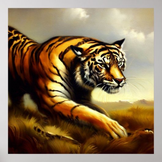 Poster Tigre (7) Chat sauvage (Devant)