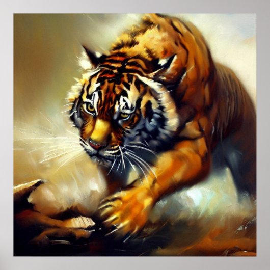 Poster Tigre (8) Chat sauvage (Devant)