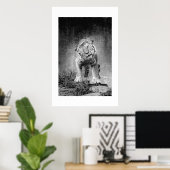 Poster Tigre Amur #3 (Bureau à domicile)