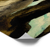 Poster Tigre aquarelle (Coin)