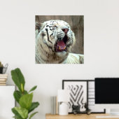 Poster Tigre blanc (Bureau à domicile)