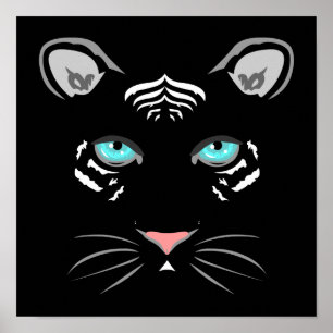 Poster Tigre blanc
