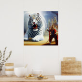Poster Tigre blanc chinois (10) (Cuisine)