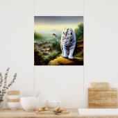 Poster Tigre blanc chinois (12) (Cuisine)
