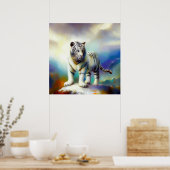 Poster Tigre blanc chinois (19) (Cuisine)