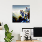 Poster Tigre blanc chinois (28) (Bureau à domicile)