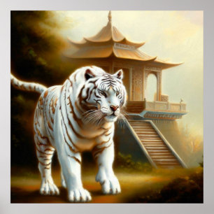 Poster Tigre blanc chinois (35)