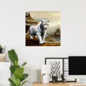 Poster Tigre blanc chinois (5) (Bureau à domicile)