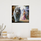 Poster Tigre blanc chinois (8) (Cuisine)