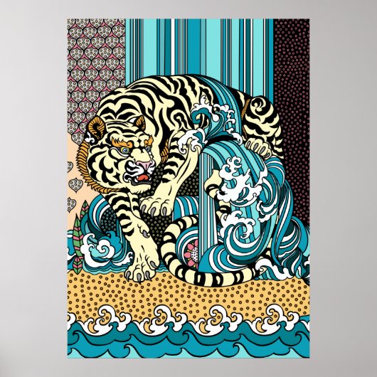 Poster Tigre blanc de Feng (Devant)