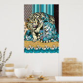 Poster Tigre blanc de Feng (Cuisine)