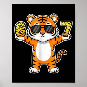 Poster Tigre Célibataires 67 Génération Alpha Argot 6 7 D