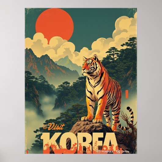 Poster Tigre coréen (Devant)