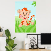 Poster Tigre d'Afrique (Bureau à domicile)