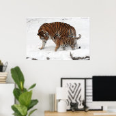 Poster Tigre d'Amur et Cub (Bureau à domicile)