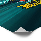 Poster Tigre d'anime (Coin)