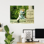 Poster Tigre dans le temple (Bureau à domicile)