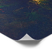Poster Tigre dans une grotte ,Beaux-arts (Coin)