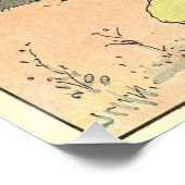 Poster Tigre dans une jungle tropicale parfaite (Coin)