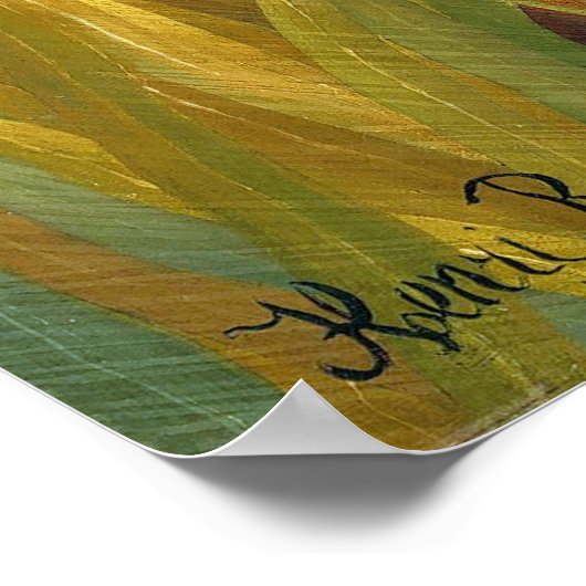 Poster Tigre dans une tempête tropicale (Surpris !) Rouss (Coin)