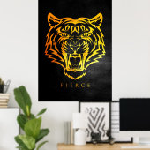 Poster Tigre de fer (Bureau à domicile)