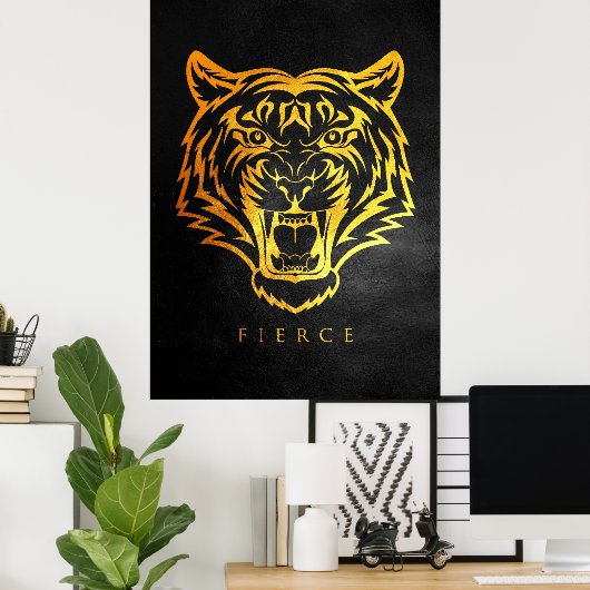 Poster Tigre de fer (Bureau à domicile)
