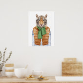 Poster Tigre de gilet (Cuisine)
