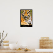 Poster Tigre de Sibérie (Cuisine)
