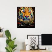 Poster Tigre de Sibérie [Affiche d'art] (Bureau à domicile)