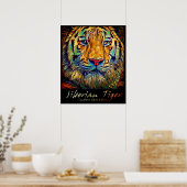 Poster Tigre de Sibérie [Affiche d'art] (Cuisine)