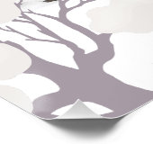 Poster Tigre de Sibérie dans la neige (Coin)