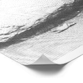 Poster Tigre de Tasmanie, Toile (Coin)