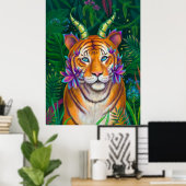 Poster Tigre d'Imaginaire (Bureau à domicile)