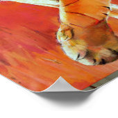 Poster Tigre du Bengale (Coin)