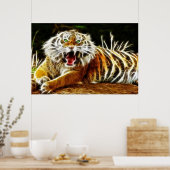 Poster Tigre du Bengale Électricité lumineuse 1 (Cuisine)