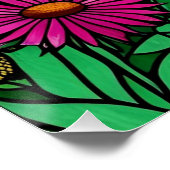 Poster Tigre en verre tendu (Coin)