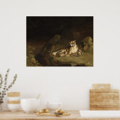 Poster Tigre et Cubs Jean-Leon Gerome 1884 (Cuisine)