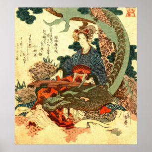 Poster Tigre et dragon 1824