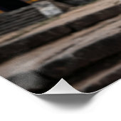 Poster Tigre et Temple (Coin)