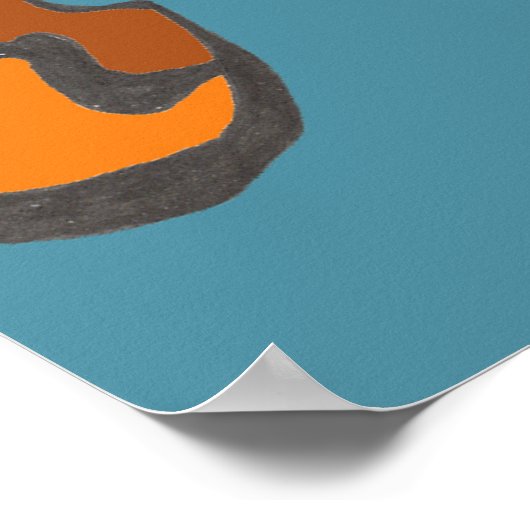 Poster Tigre Flutterfly 13x19 (Coin)