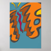 Poster Tigre Flutterfly 13x19 (Devant)