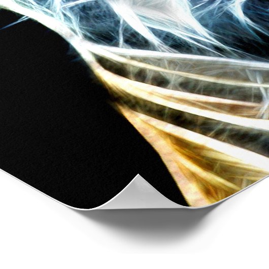 Poster Tigre fractal (Coin)