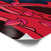 Poster Tigre japonais (Coin)